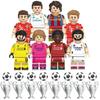 Building Blocks Soccer Player Athlete Minifigure Trophy Assembly Toy for Kids G0156