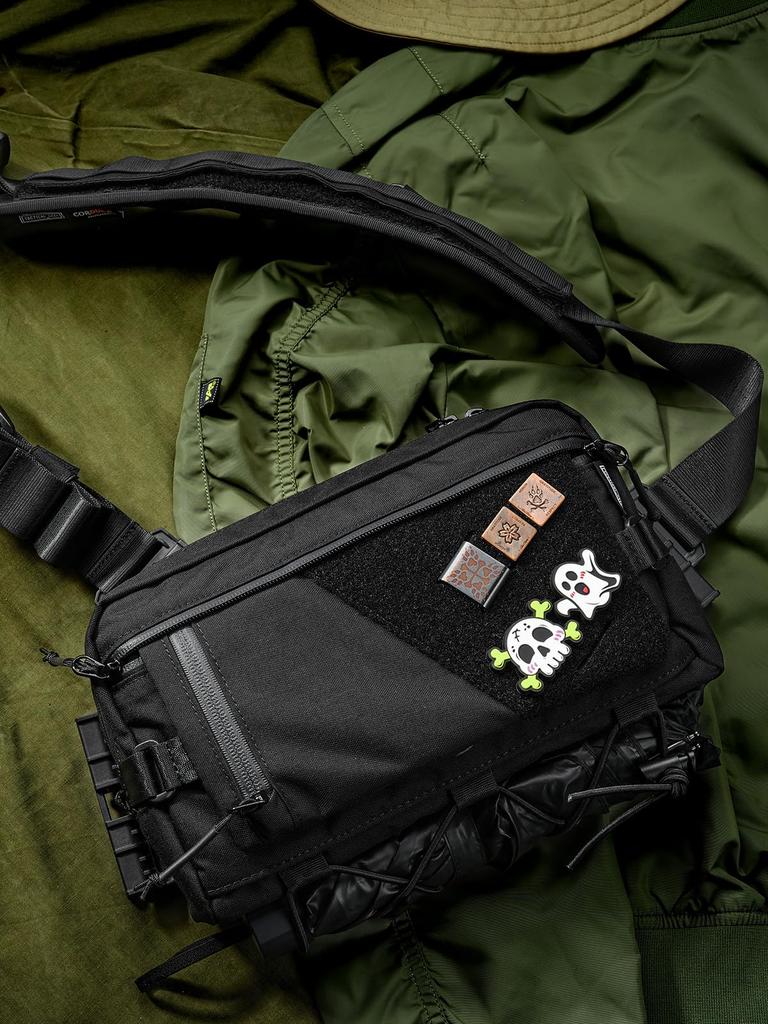 TACTICAL GEEK Cache L6 EDC Modular Sling Lightweight Crossbody Shoulder Travel Chest Everyday Pack for Casual Outdoor Sports Bag, Bag, Bag, Carry,