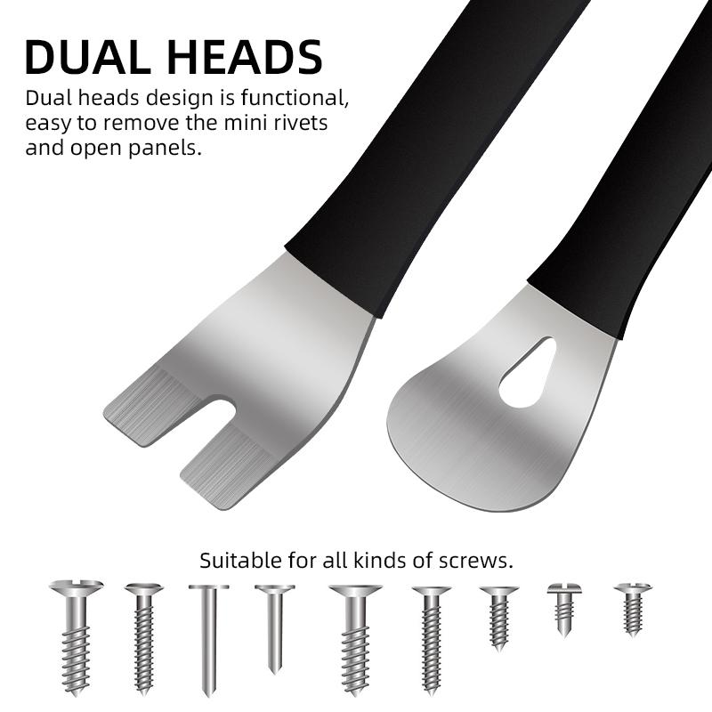 AUK2 for Nissan X-trail Qashqai Note Juke Micra Leaf Car Interior Installation Removal Tool Stainless Steel Pry Plate Car accessories