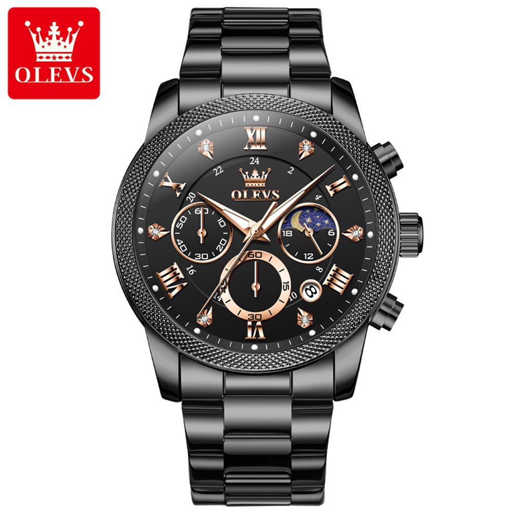 OLEVS Brand Watch Multifunctional Sports Timing Night Light with Calendar Men's Watch Men's 3660