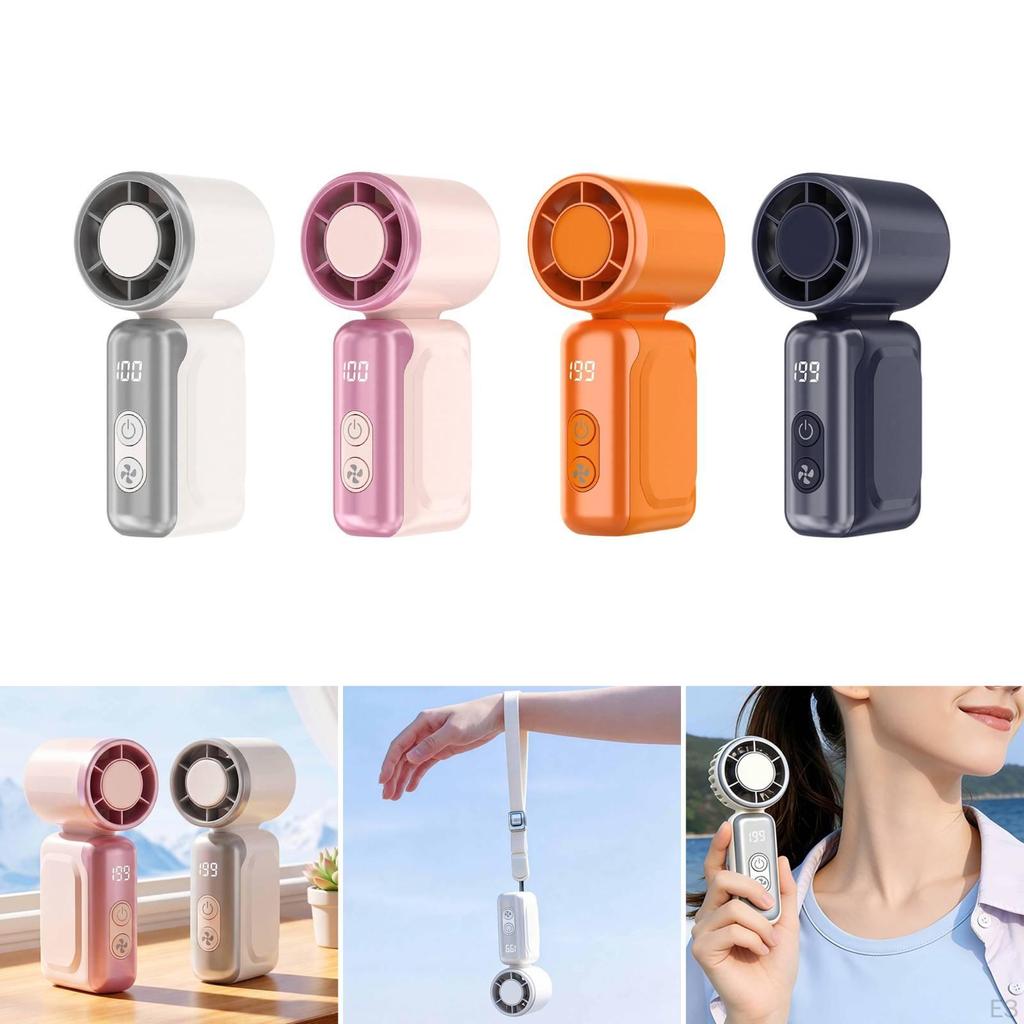 Portable Fan with Strong Wind (18000 RPM), Practical And Temperature Adjustment for Camping,