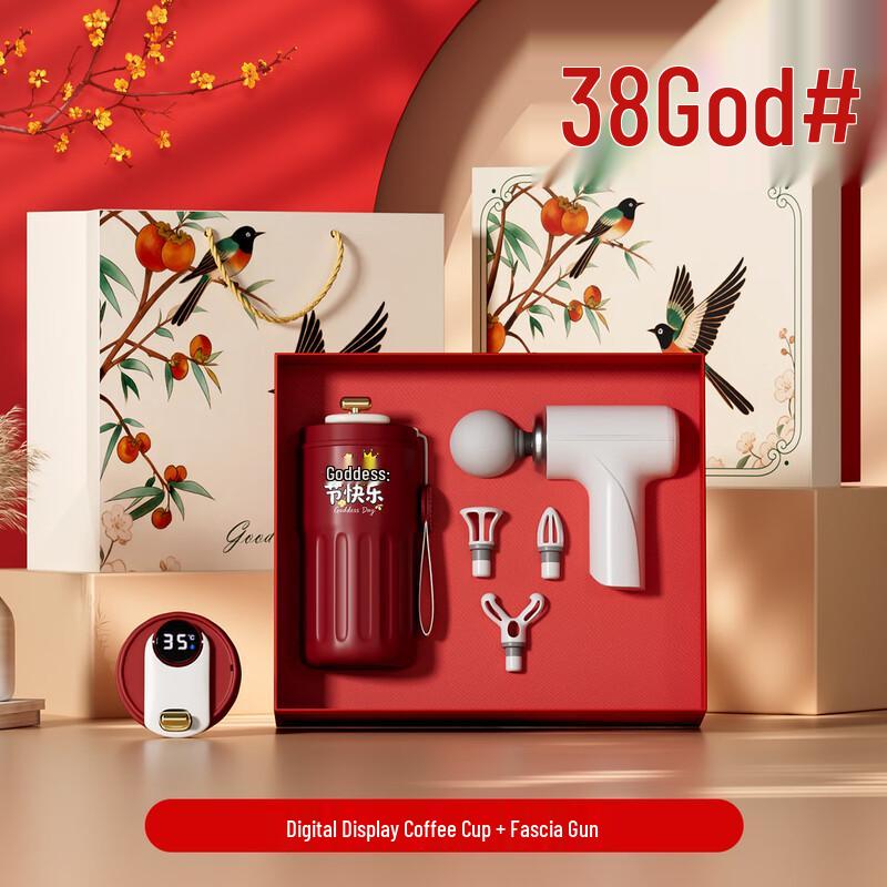 Aiqi Yixuan A1 Digital Coffee Cup & Fascia Gun Gift Set