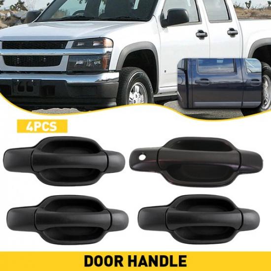 Exterior Door Handle 2004-2012 For Set Chevrolet Of 4 Colorado And Front Rear