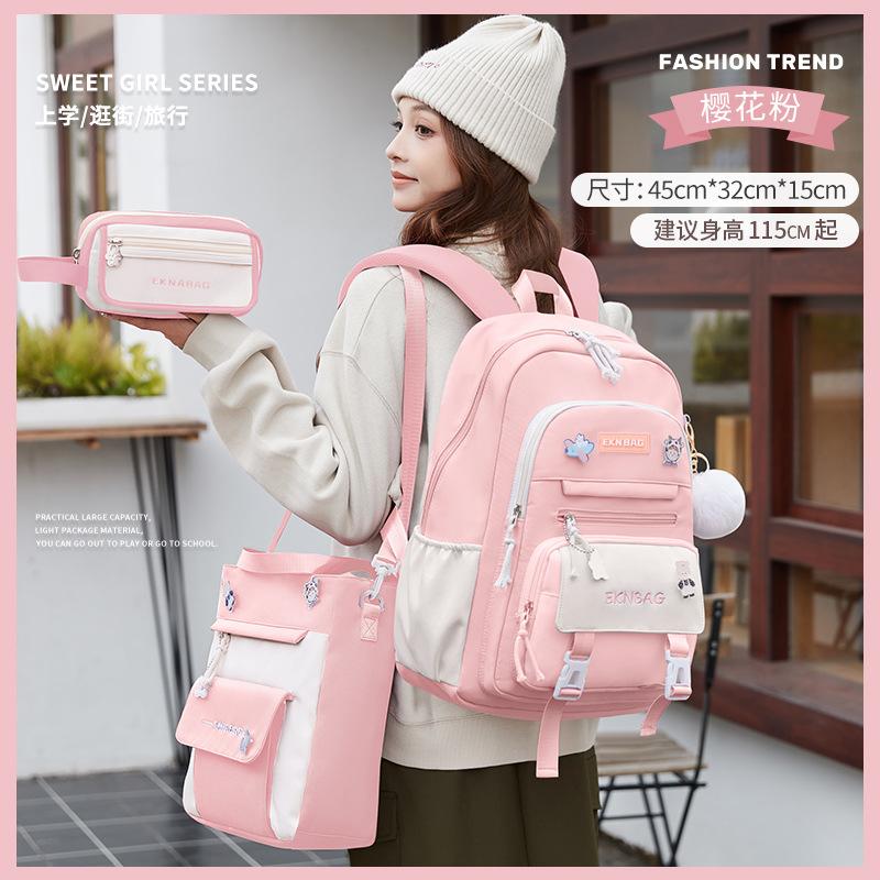 Child Girl Backpacks Primary Junior High School Bags for Girls Children Kids Bookbag Backpack New 2025 Back To School Girl Gift