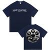 La Vie Continue Maes Album Merch T Shirt Men's Punk Retro Oversized Cotton T-shirts Unisex Hip Hop Gothic Clothing T-shirt