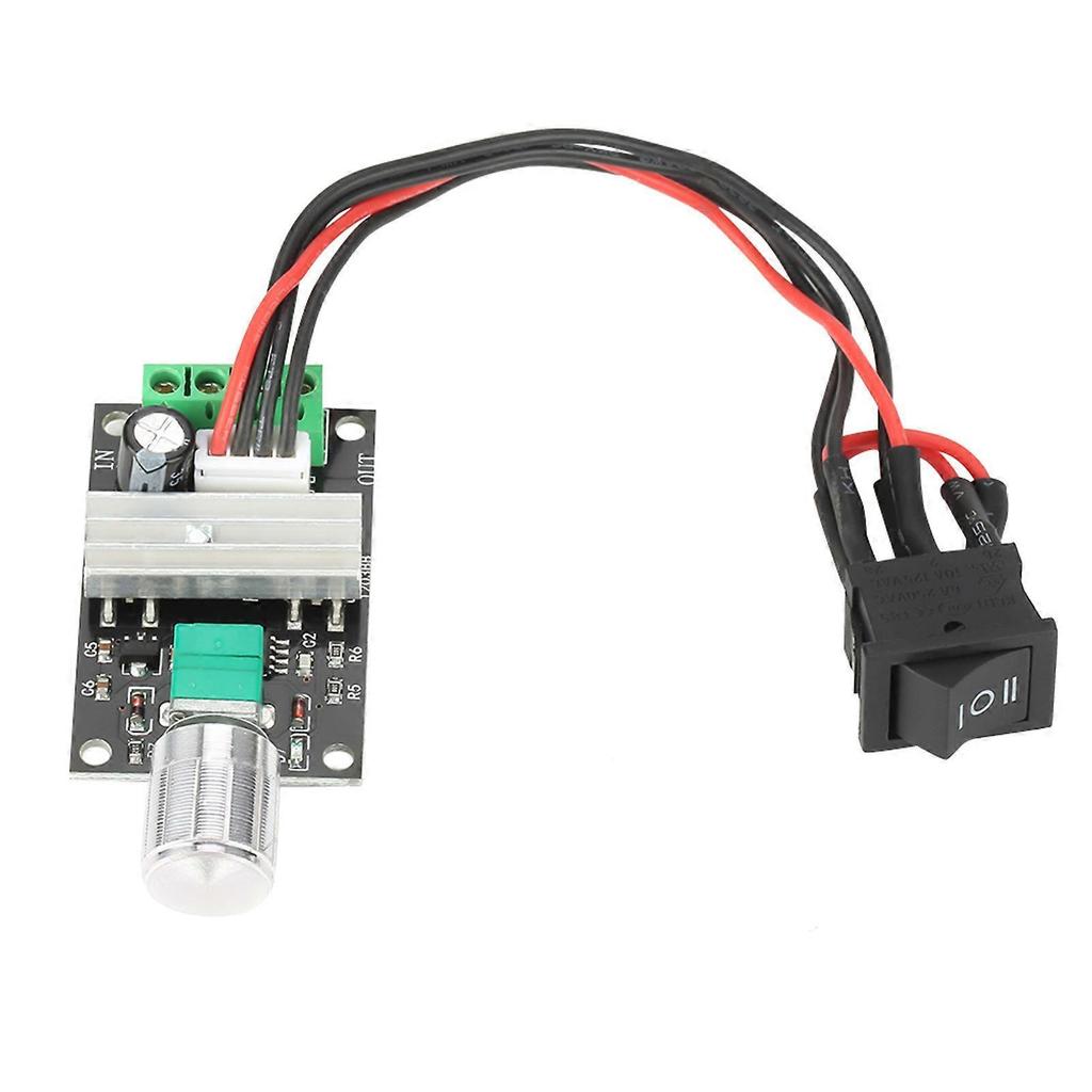DC 6V 12V 24V 3A PWM Motor Speed Control Reversible Controller Regulator with Switch
