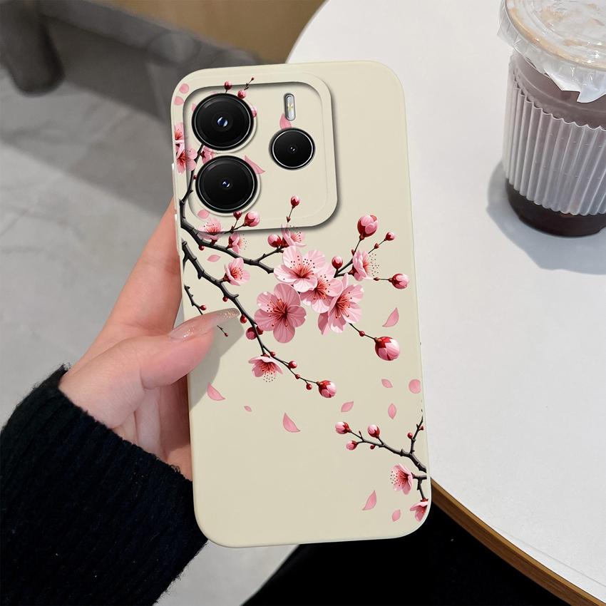 New Cover For Redmi Note 14 14Pro 14 Pro+ 14S Phone Case Lovely Heart Patterns Premium Protection Housing For Note14ProPlus Soft Liquid Silicone Shell