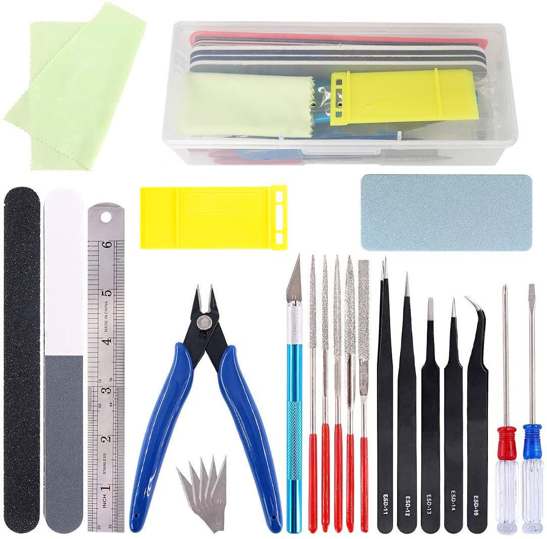 21-Piece Gundam Model Building Tool Set with Storage Box