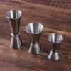 Stainless Steel Cocktail Shaker Measure Cup Dual Shot Drink Spirit Measure Jigger 15/30ml,25/50ml,20/40ml,30/50ml Measure Cup