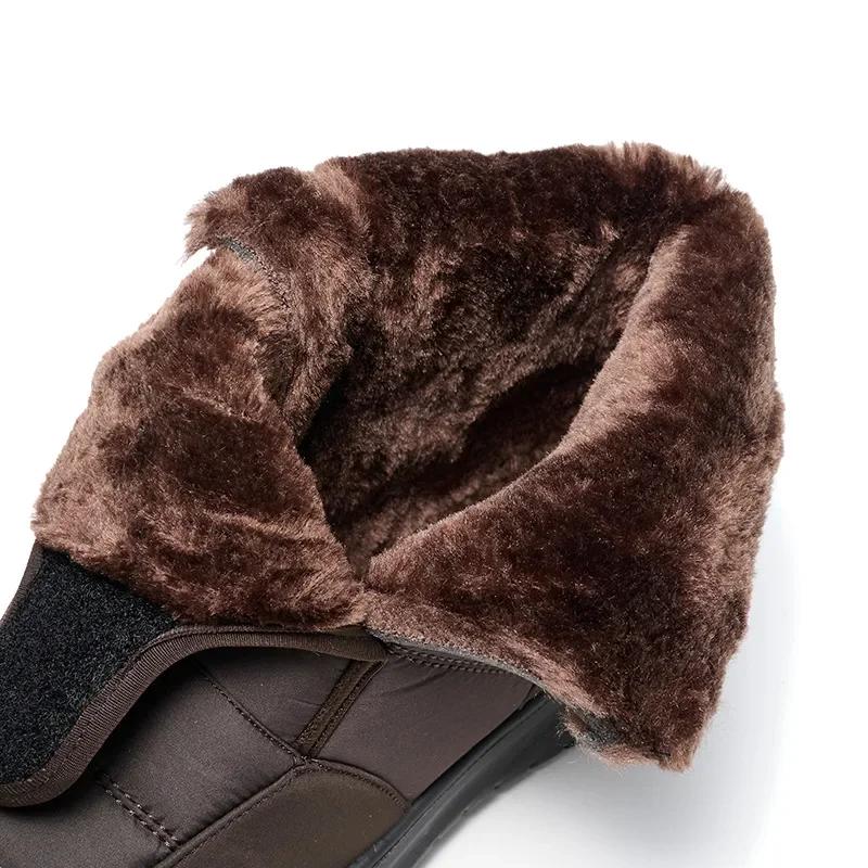 Waterproof Women Boots Winter Shoes Platform Wedge Snow Boots Comfort Thick Plush Warm Ankle Boots Female Footwear Botas Mujer