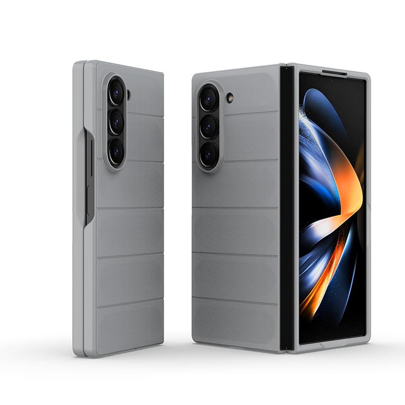 For Samsung Galaxy Z Fold 6 5 4 3 Fold6 Fold5 W22 W23 W24 5G Frosted Anti-fingerprint Super Anti-drop Lens All-inclusive Case Cover Protection Shell