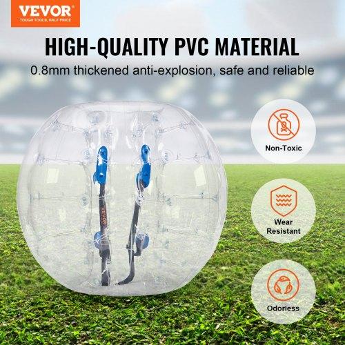 VEVOR Inflatable Bumper Ball 1-Pack, 4FT/1.2M Body Sumo Zorb Balls for Teen & Adult