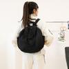Korean Style Round Shape Shoulder Bag Large Capacity Fitness Bag Swimming Nylon Backpack  Girls