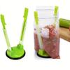 1pz Porta Sacchetti, Portabustine Alimentari Verticale da Banco, Pratico Porta Sacchetti Regolabile, Per Piano Cucina e Armadietto, Per Sacchi della Spazzatura