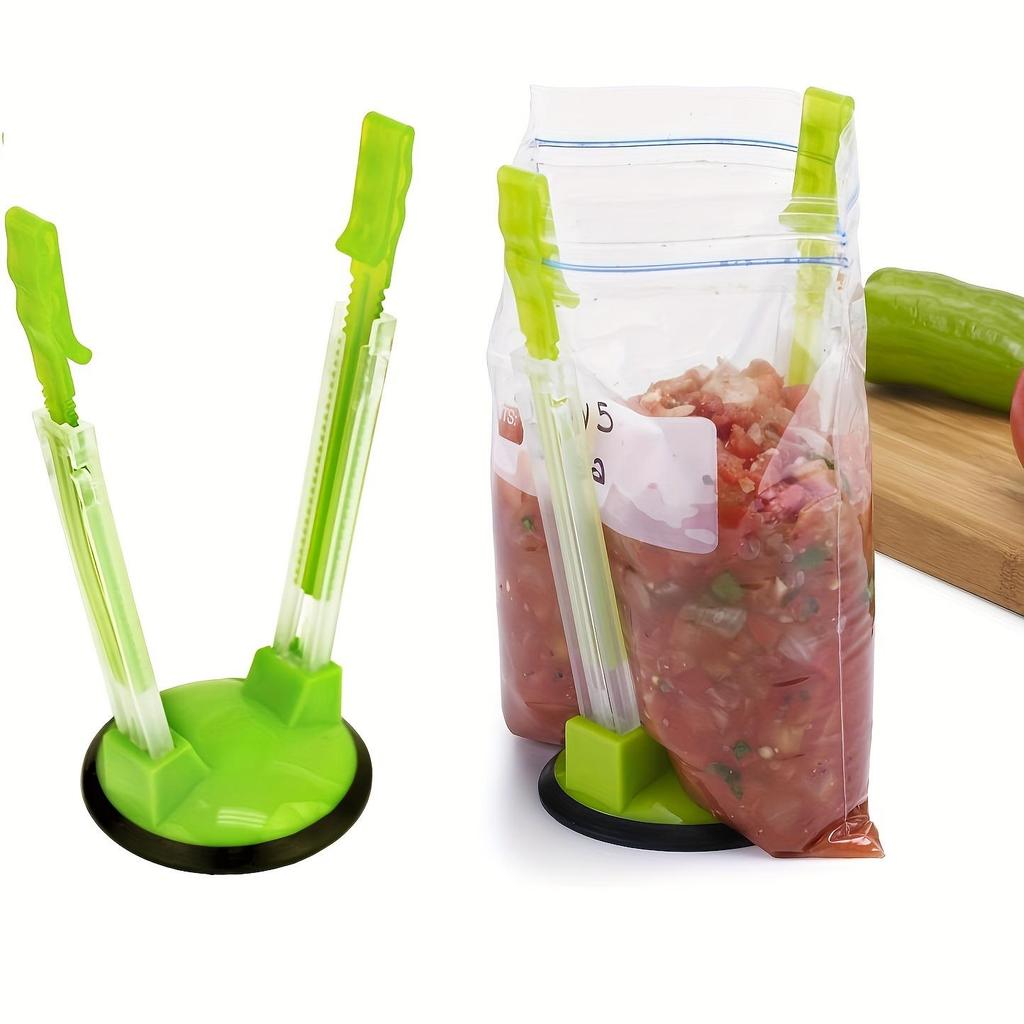 1pz Porta Sacchetti, Portabustine Alimentari Verticale da Banco, Pratico Porta Sacchetti Regolabile, Per Piano Cucina e Armadietto, Per Sacchi della Spazzatura