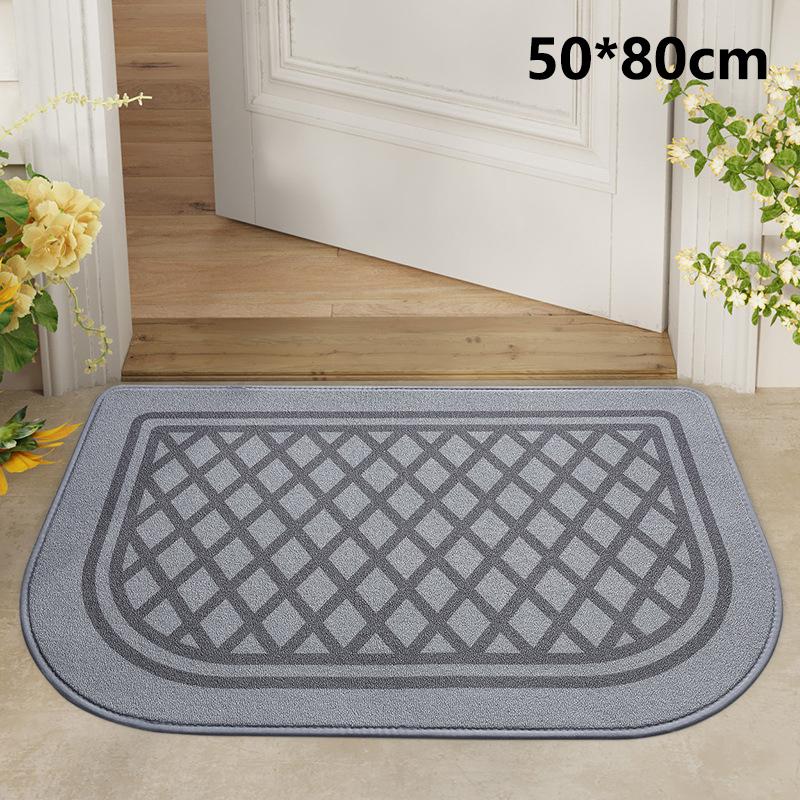 

Килимок 50x80 см проти ковзання, пилозахисний килим, водопоглинаючий квадратний килимок для прихожої Grey