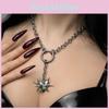 Nonmainstream Alloy Pendant Necklace With Electroplating For Party Look