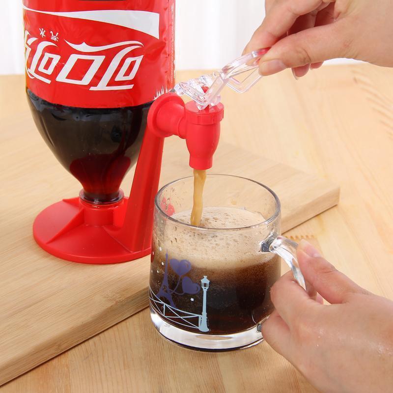 Cola Inverted Drinking Machine Home Portable Drinking Machine Creative Inverted Drink Tool Bubble Bag