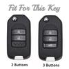 2 3 Buttons TPU Car Remote Key Case Cover Shell For Honda Civic HRV CRV XRV CR-V Crider Odyssey Pilot Fit Accord Protector