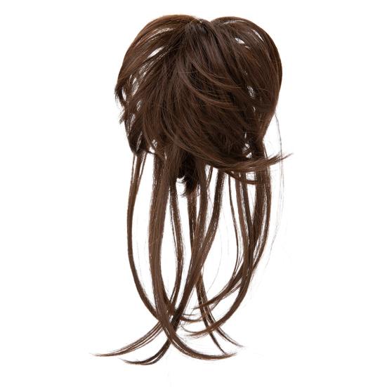 Chignon Wig Natural Decorative Soft Touch Women Hair Extension Faux Hair Bun Dating Supply