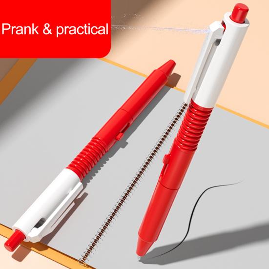 2 az 1-ben vízpermetes toll Vissza az iskolába Ajándék stresszoldó gyerekeknek játéktoll Vicces tréfa visszahúzható toll vízpermet funkcióval