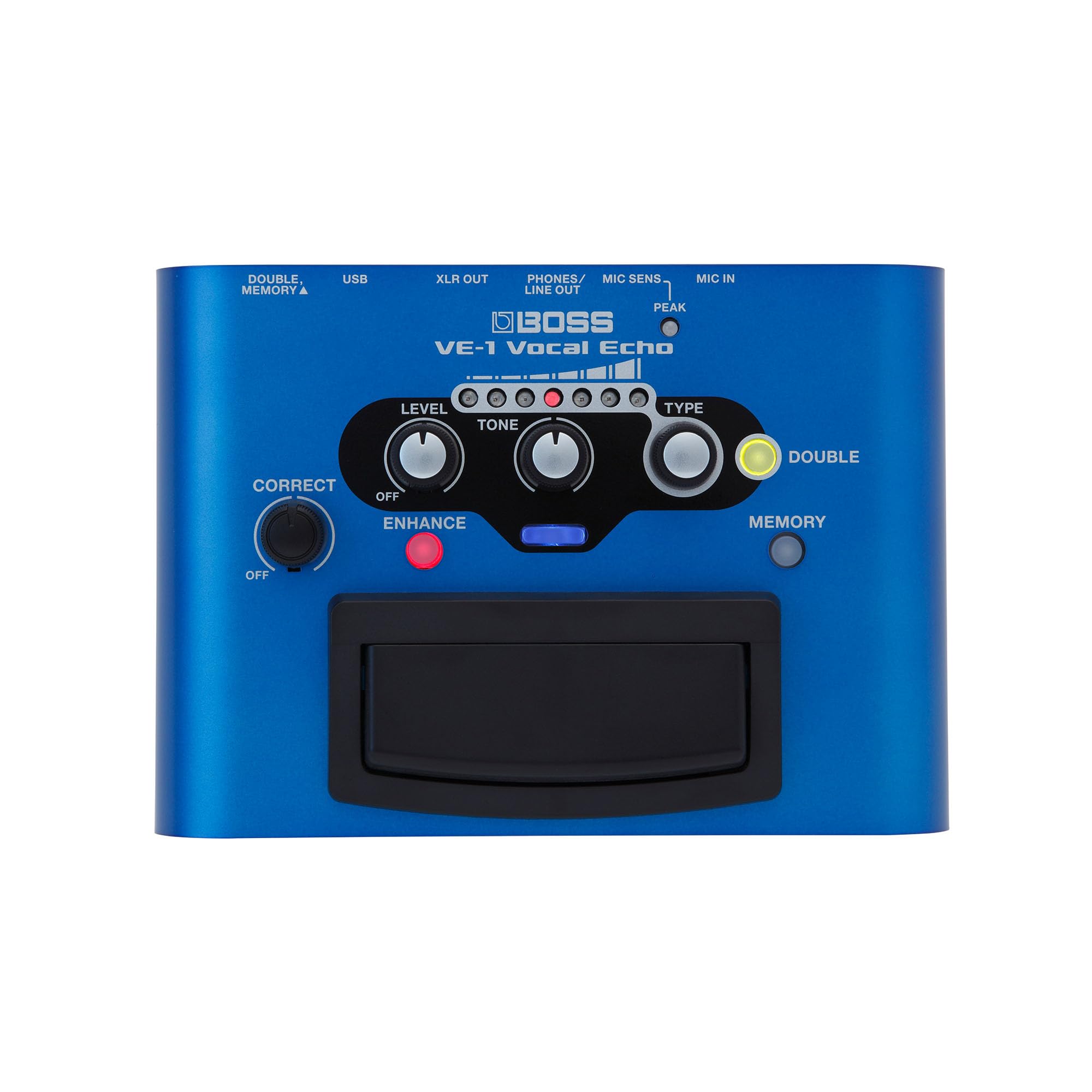 BOSS Вокальный Эхо-процессор с Двойным Питч-Шифтером и Эффектами для Живого Вокала VE-1 Питание от Батарей/Сети, Реверберация, Коррекция,