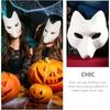 ARTIBETTER Halloween Costumes Fox Mask Halloween Fox Masks Blank Fox Masks Fox Costume Masks Halloween Blank Masks Female DIY Blank Kids Mask