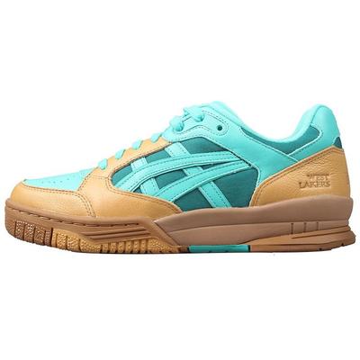 Gel-Spotlyte Leather Fabric Synthetic Retro National Domination Unisex Sneaker Brown Blue 1203A240-300