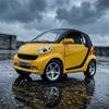 1:32 Mercedes Benz Smart Fortwo Микро Городской Автомобиль Сплав Металл Литье под Давлением Модель Автомобиля Звук и Свет Коллекционные Предметы Украшения Подарок на День Рождения