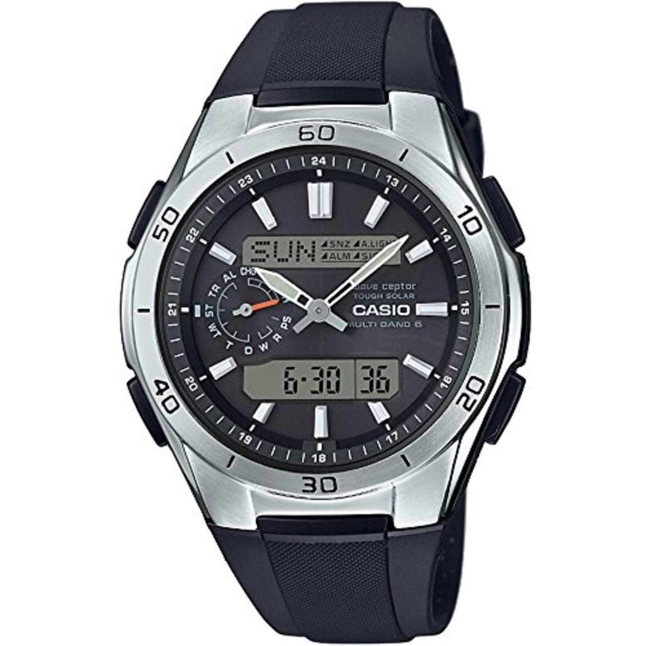 

[Casio] Мужские радиочасы Wave Ceptor Solar - черные, WVA-M650-1AJF, официальная модель