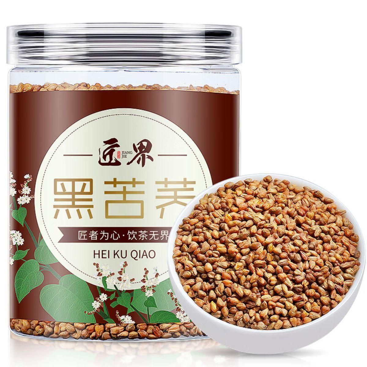 

Чай из черной гречки Желтый гречишный Цельнозерновой гречишный чай 400г 400g