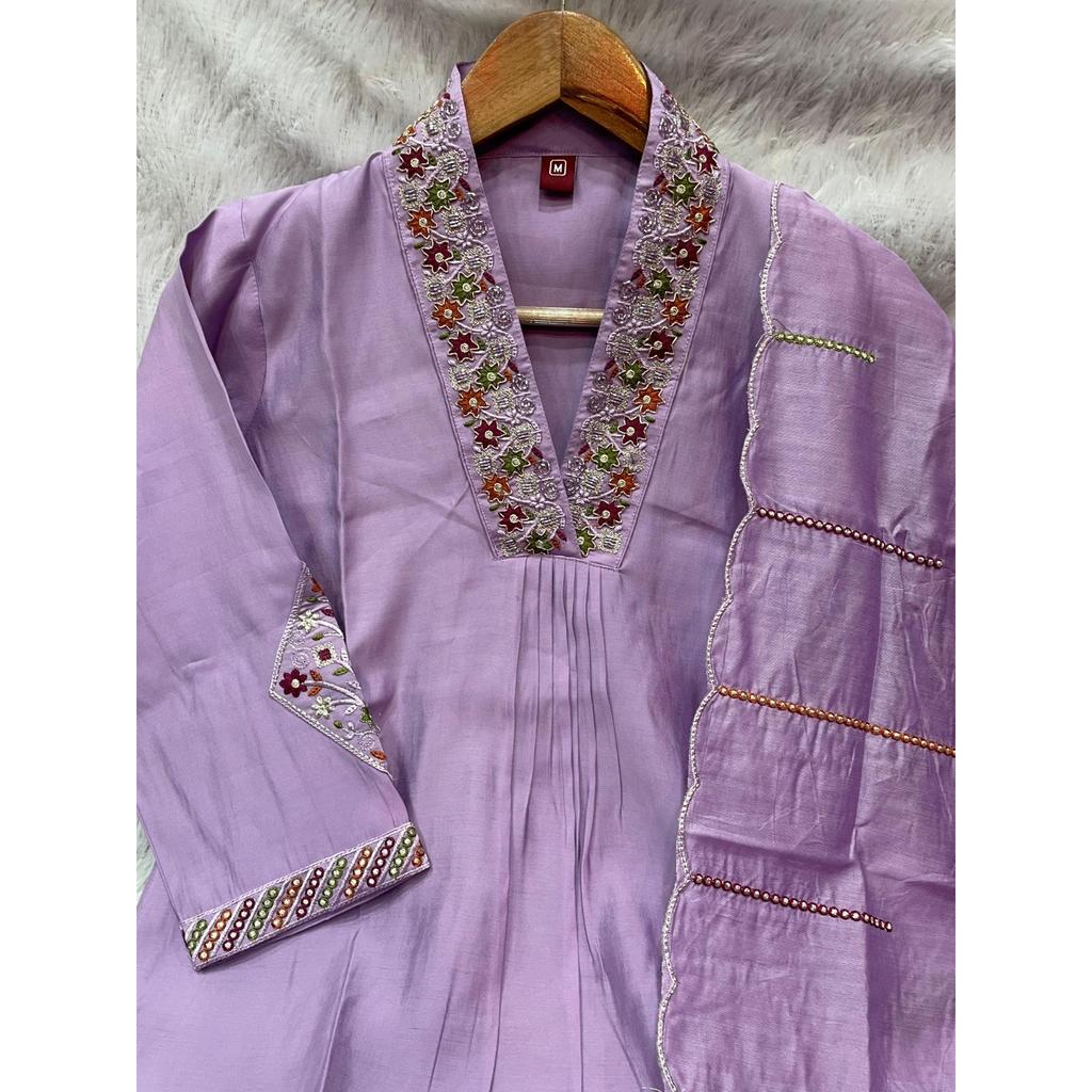 Indian Designer Bollywood Kurta Pant Set Women Beautiful Salwar Suit Kurta Dress