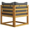8 Piece Garden Lounge Set with Cushions Solid Acacia Wood