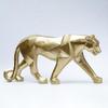 Decorative Golden Leopard Statue for Home & Office | Animal Showpiece for Living Room, Bedroom, Office Table, Study Desk & Reception