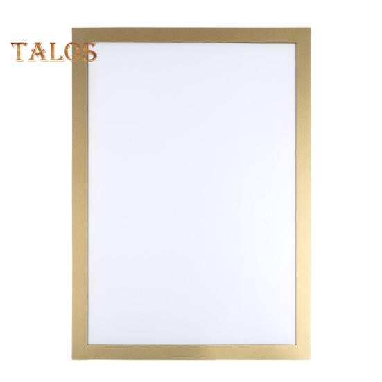 

Самоклеящаяся рамка магнитный держатель для фотографий с прозрачной крышкой настенная рамка для постеров и документов A4 золотистый