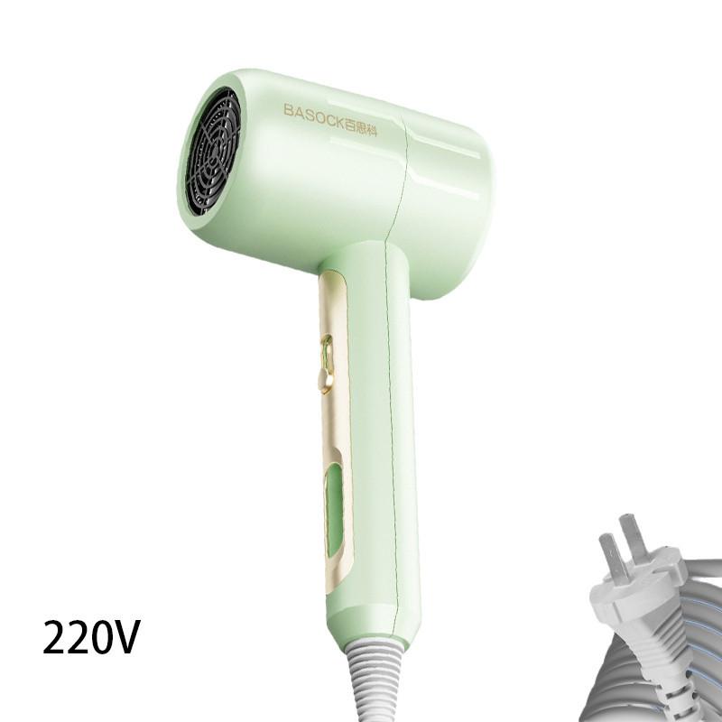 

Hair Dryer White Green Hammer Type 1800w High Power Household Fast Drying 220v зелёный