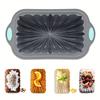 Silicone Toast Cake Pans Rectangle Flower Shaped Cake Baking Pan Baking Tool Toast Pan Cake Mold Kitchen Tool Cooking Accessorie