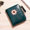 Small Wallet Women's Short Style 2025 New Style Simple and Fresh Student Zipper Buckle Folding Change Clip