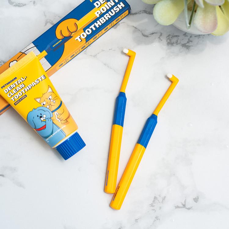 Deep Point Toothbrush (3 EA) Dog Cat Ultra-small Ultra-fine Molar Toothbrush