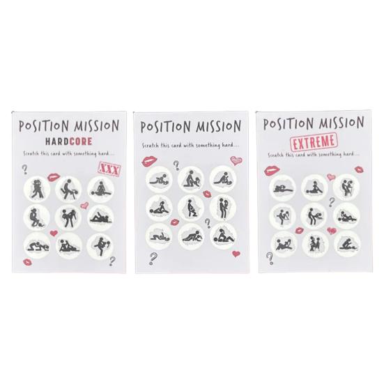 1Pc/3Pcs Scratch Card Naughty Sex Position Scratching Card Anniversary Holiday Romantic Date Night Game for Couples