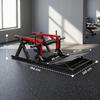 Hip Thrust Machine with Adjustable Platform, 270 Kg Capacity and Weight Holder, Red