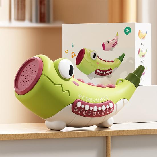 Kids Animal Caller Toy with 30 Realistic Sounds Farm Forest Dual Modes Educational Trumpet Toddlers Boys Girls