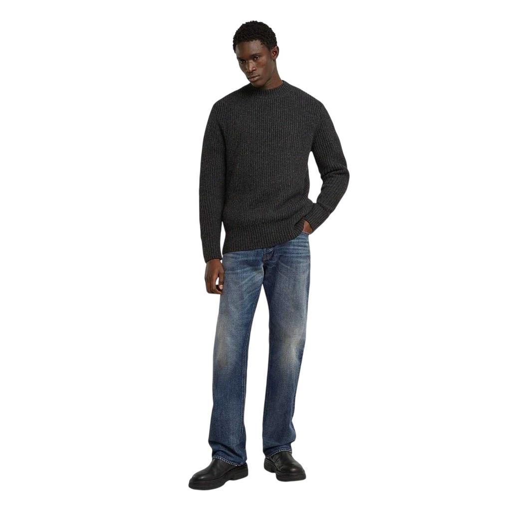 G-Star Mens Rib Knit Regular Jumper