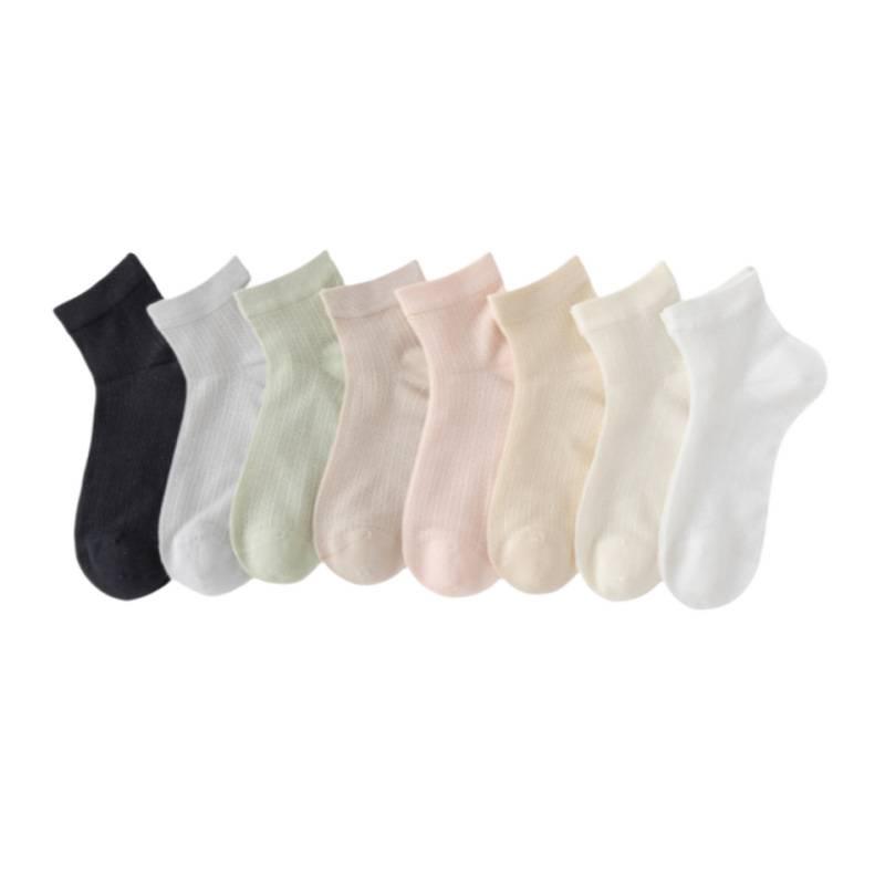Women's Ultra-Thin Mulberry Silk Ankle Socks - Breathable, Mesh, Ballet Style, Summer Mid-Calf Length