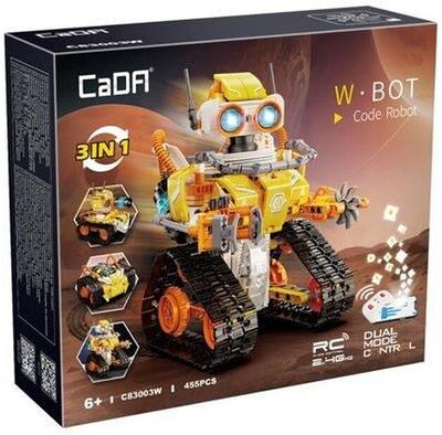 Plastic Constructor Cada W.Bot Code Robot with Control C83003W