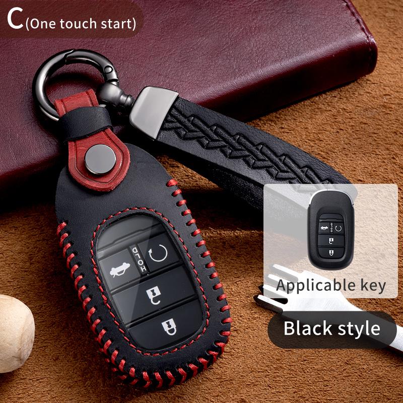 

Fashion Car Key Case Cover Shell Fob For Honda Hr-V Mpv Ex Odyssey Stepwgn Elysion Civic Fit Accord Pilot Crv Protector