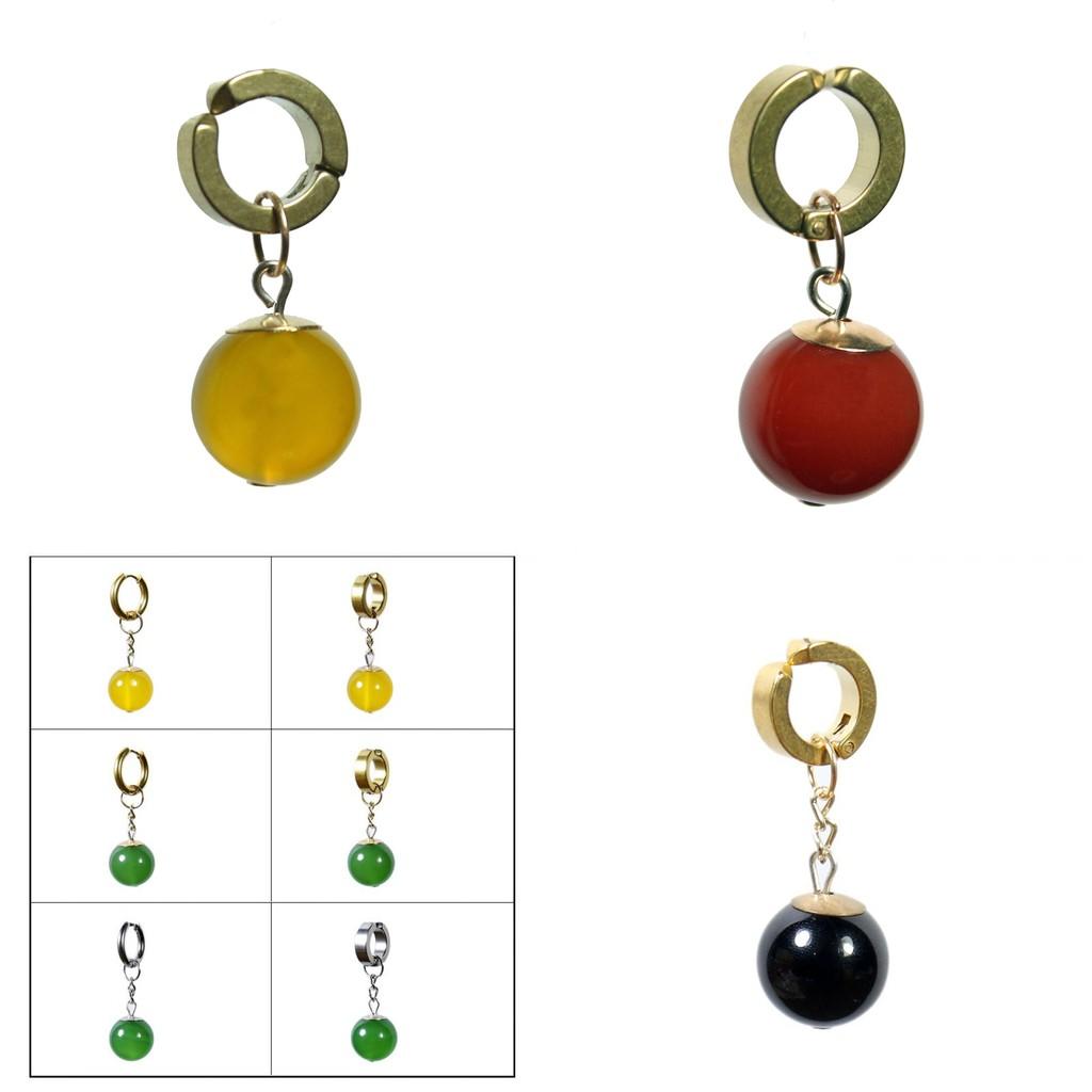 Cosplay As Goku Black With These Light-weight Agate Earrings