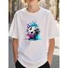 Boys Soccer Graphic Short Sleeve Casual Sports Summer T-Shirt