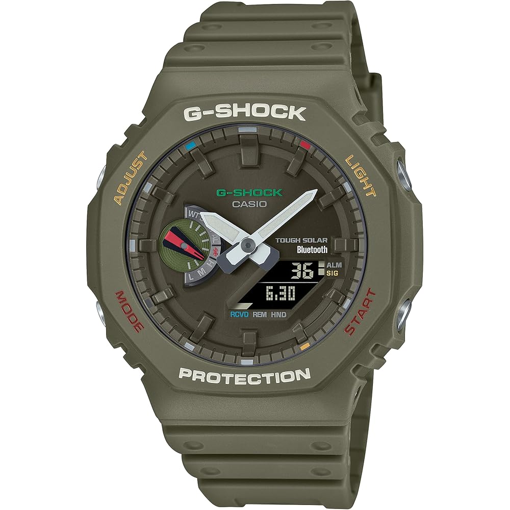 Casio G-Shock GA-B2100FC-3A Men s Watch Green Analog-Digital Waterproof Shock Resistant