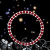 Car One Click Start Button Decoration Ring Diamond Crystal Ignition Ring Sticker
